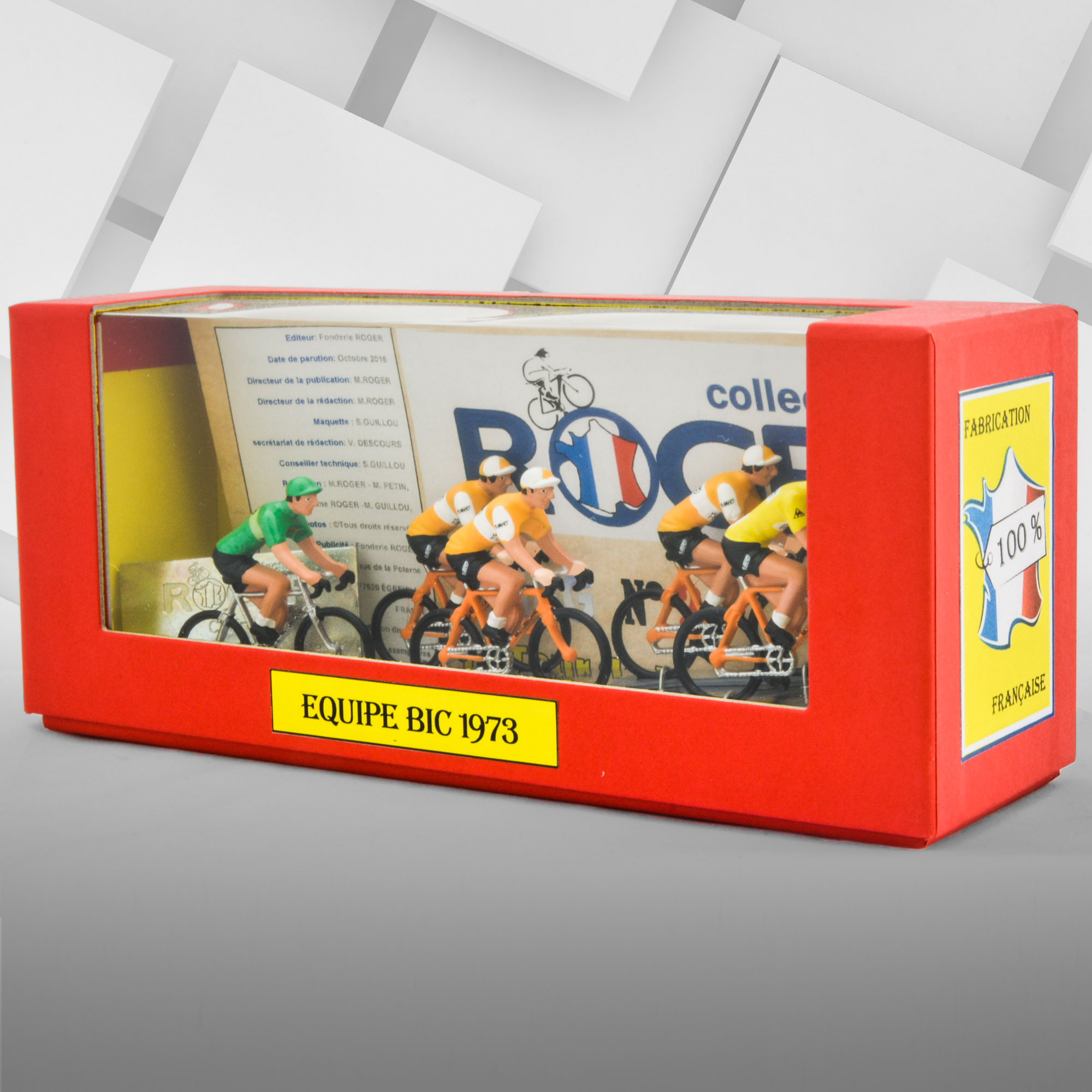 Coffret Petits Coureurs Équipe BIC 1973 Par Roger – Tour De France Miniature